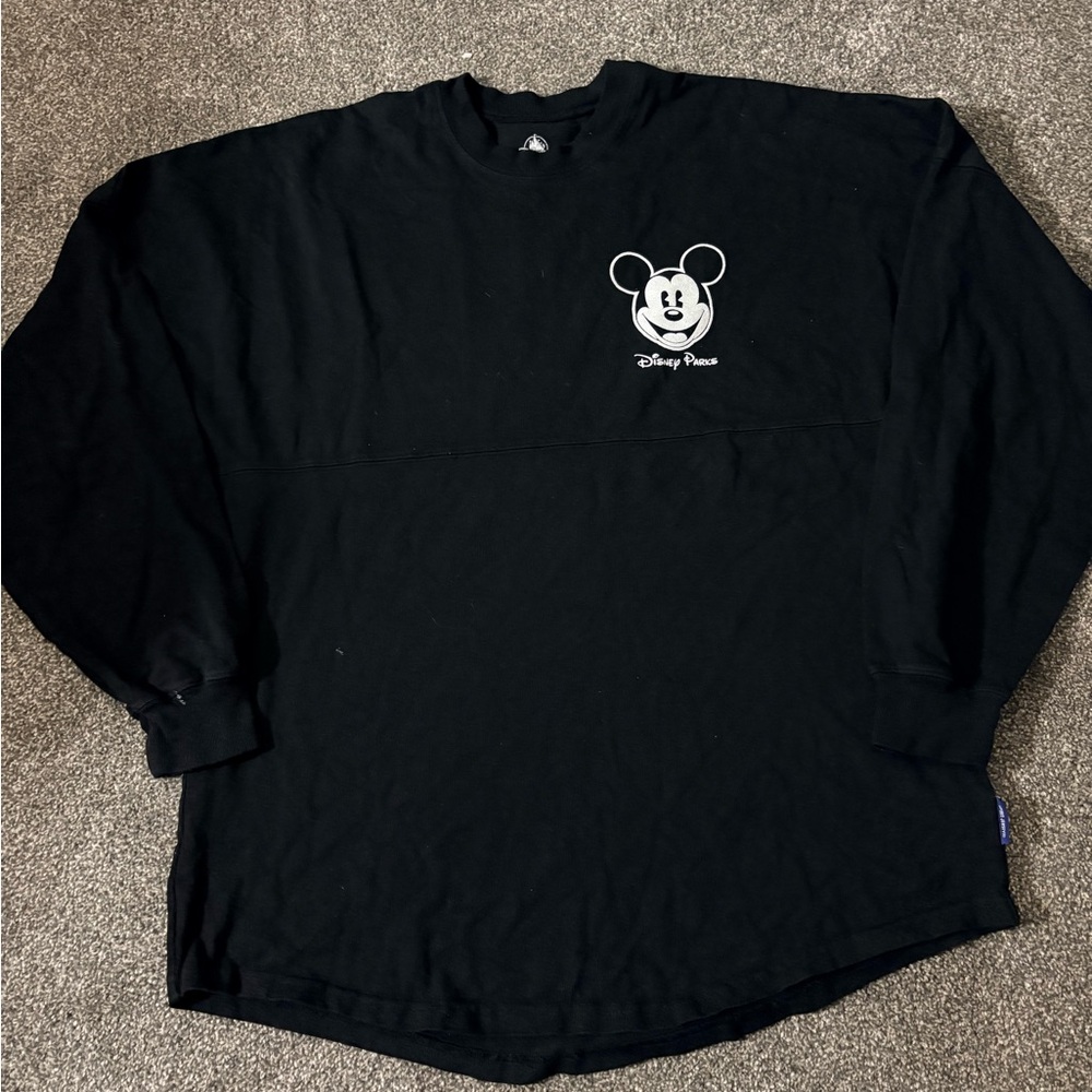 Disney Spirit Jersey Black Cast Member Long Sleeve Shirt